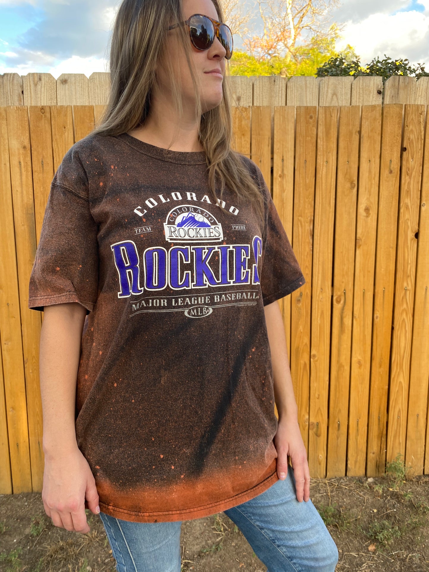 Colorado Rockies Acid Wash