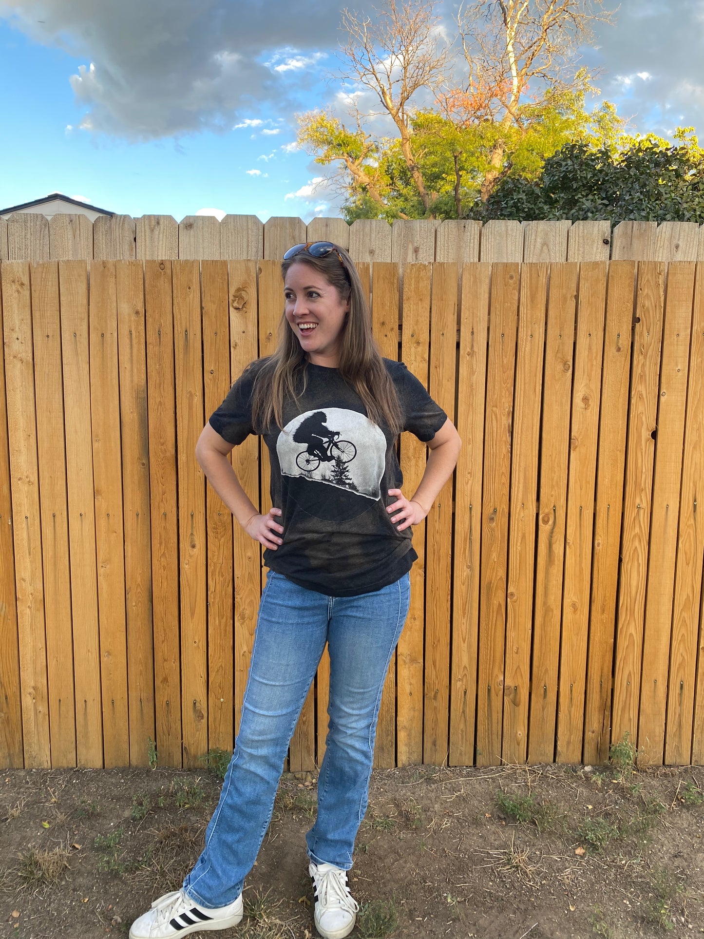 Biking Bigfoot Acid Wash