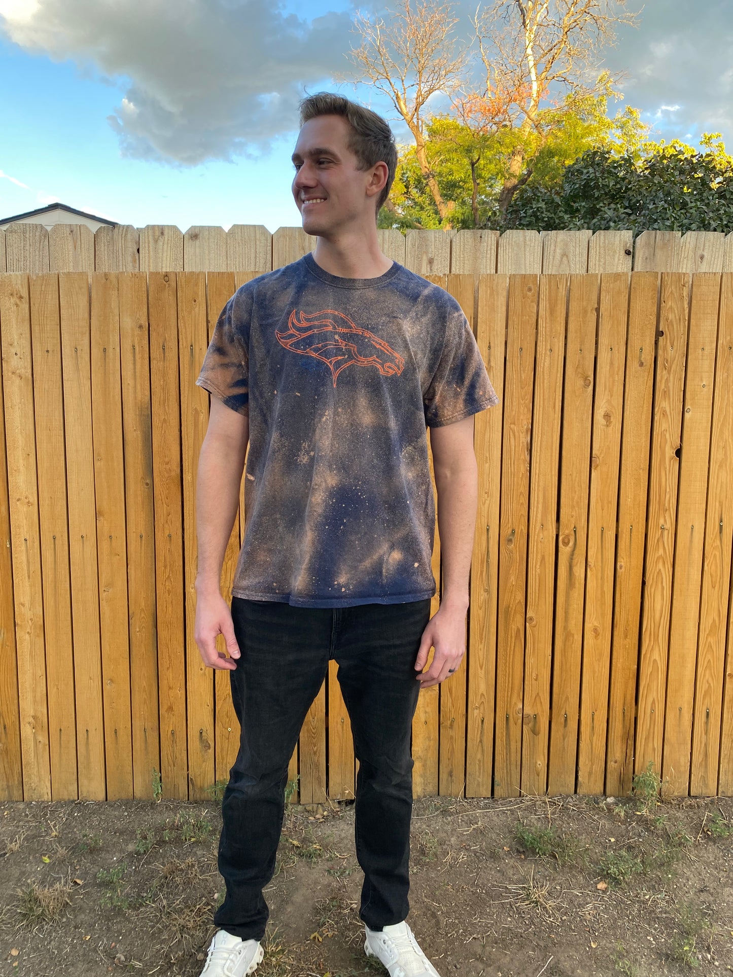 Broncos Acid Wash Shirt