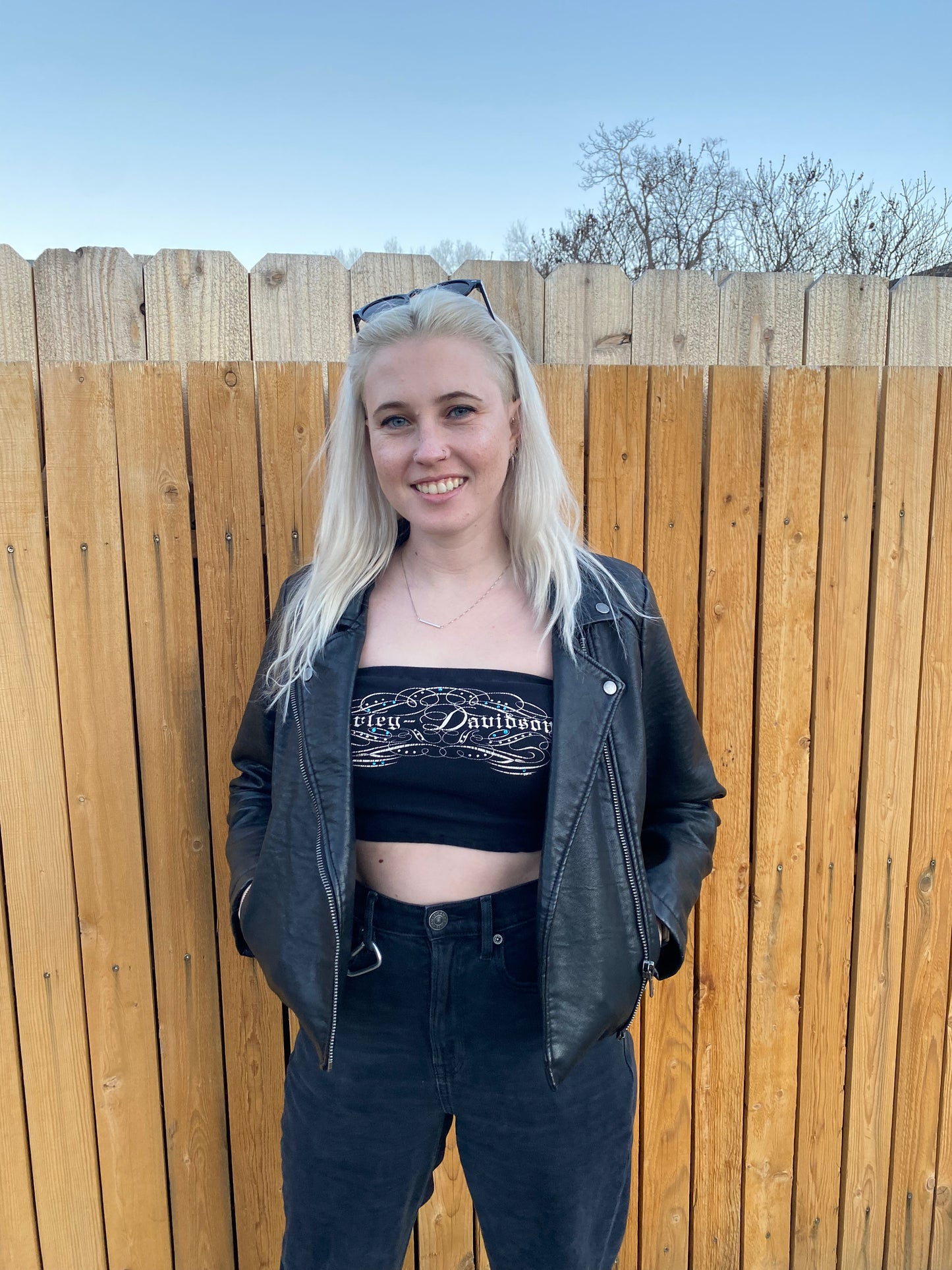 Y2K Harley Davidson Tube Top