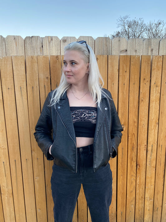 Y2K Harley Davidson Tube Top