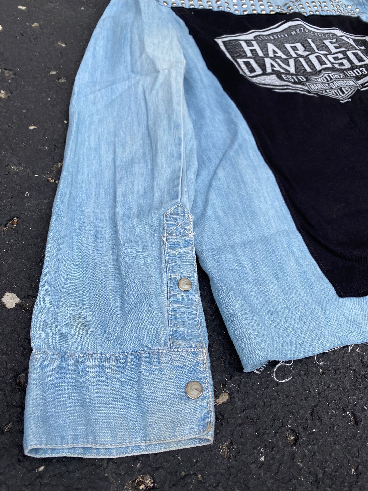 Harley Davidson Metallic Denim