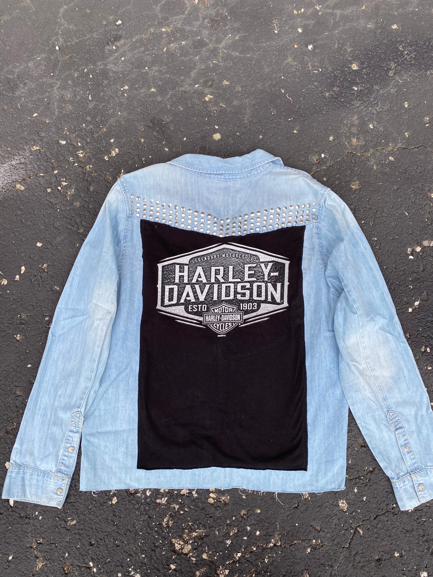 Harley Davidson Metallic Denim